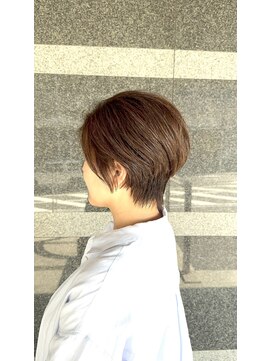 シアン 大倉山店(CYAN) ☆シルエットが綺麗！大人丸みショートスタイル☆