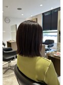 切りっぱなしボブ