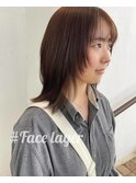 顔まわりカット/レイヤーボブ/レイヤーカット