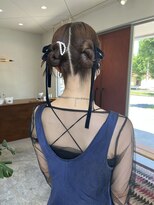 ヘアー バトン(hair vaton) ツインアレンジ