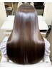 【再来人気No.4★縮毛矯正】カット+艶感アップストレート￥26950
