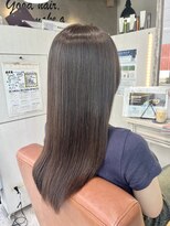 ハナビ(hanabi)&nbsp;縮毛矯正ビフォーアフター　髪質改善　ダメージ毛を改善