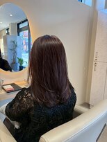 ルーチェココ ブラン(Lu'ce coco blanc)&nbsp;暗めカラー艶感ストレート × ダークグレージュ