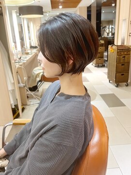 クイントネオリーブ 自由が丘正面口店(quint:neolive) 自由が丘/小顔ショート/デジタルパーマ/ホワイトグレージュ