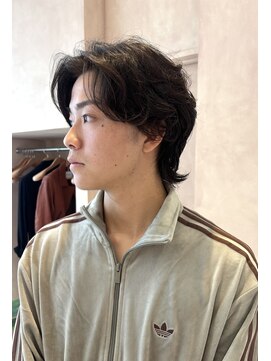 オン キャナルシティ博多前店(on) (吉井)メンズパーマ／ナチュラルカラー／20代30代