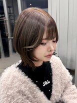 イートンクロップガーデン(Eton Crop Garden)&nbsp;レイヤーボブ×オリーブブラウン