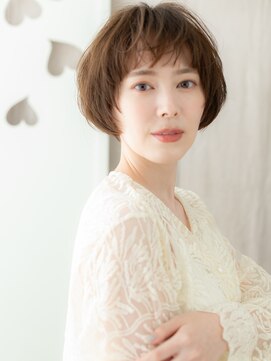 カバーヘア ブリス 北浦和(COVER HAIR bliss) ラウンドバング小顔グランマッシュルームヘアY北浦和30代40代