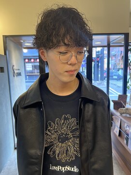 ヘア プロデュース キュオン(hair produce CUEON.) メンズパーマ/デザインパーマ/波巻きスパイラル