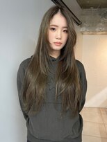 コードプラスリム(CODE+LIM)&nbsp;オリーブカラー/オリーブベージュ/レイヤーカット