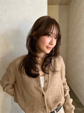 パーク(PAAQ) レイヤーカット/小顔/藤沢レイヤーカット/藤沢ベージュ