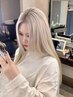 ブリーチ【 ハイトーンを希望・2ブリーチ+カラー +TR 】CAREブリーチ使用