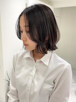 ゴカン バイ ジル ブラン 名古屋(Gokan by JIL BLAN)&nbsp;ハイライトバレイヤージュダブルカラーショートカット30代40代