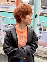 ザレミー(THE REMMY) ザクザクショート/ブリーチなしオレンジベージュ/ベリーショート