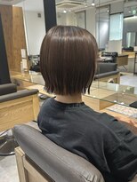 ルディー バイ ヘアーポケット(rudii by HAIR POCKET)&nbsp;切りっぱなしボブ×イヤリングカラー