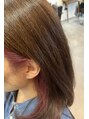 アグ ヘアー エデン 秋田大仙店(Agu hair eden)&nbsp;イヤリングカラー（ピンク）