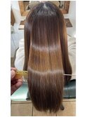 【-５歳の艶髪ストレート】髪も心も整える　髪質改善 縮毛矯正