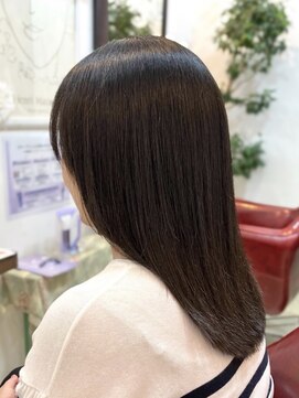 美容室アールアンドエス(R&S) プラチナストレート+カット
