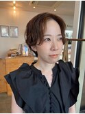 大人ニュアンスパーマショート