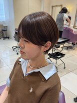 ハピネス 河原町店(Happiness)&nbsp;京都美容室　コンパクトショート　顔まわりカット　進詩織