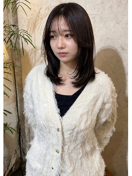 ラヌゴ(lanugo) 柔らかブラウン×韓国風くびれミディ