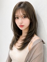 コヴァ バイ ボクノ 荻窪(COVA by bokuno)&nbsp;小顔くびれレイヤー×透明感オリーブグレージュ／髪質改善