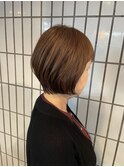 【大人のキレイめショートボブ】