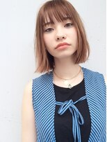 ラグ(log)&nbsp;ブラントカットボブ×シースルーバング！