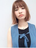 ブラントカットボブ×シースルーバング!
