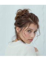 セレスト 荻窪店(CELESTE)&nbsp;くしゅっと無造作に♪ふんわりおだんごヘア celeste荻窪店
