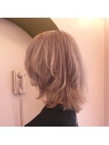 フィッシュ(fish)&nbsp;ウルフカット×明るめピンク