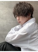 無造作 前髪長めマッシュミニウルフ
