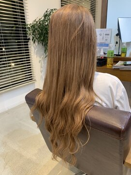 ラ メール ヘア デザイン(La mer HAIR DESIGN) ミルクティーベージュカラー/ハイトーンカラー