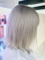 ラフ 難波店(LAFF)&nbsp;#黒髪#ボブルフ#ネビージュ#小顔#ワンレン