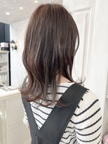 キャアリー(Caary)&nbsp;福山市美容室Caary人気 秋冬カラー透明感ナチュラルグレージュ