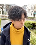 波巻きツイストスパイラルパーマ
