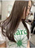 髪質改善でサラサラ艶々に/グレージュ
