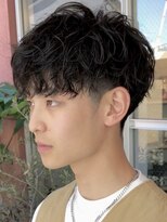 フィフス 栄(fifth)&nbsp;ツイストスパイラルパーマメンズマッシュ波巻きスパイラルパーマ