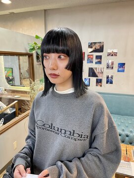 スワッグ(Swag) ストレートなラウンド前髪♪