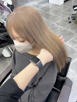 ペレ 栄店(PELE)&nbsp;切りっぱなしボブ/エアリーロング/美髪/ピンクブラウン/栄