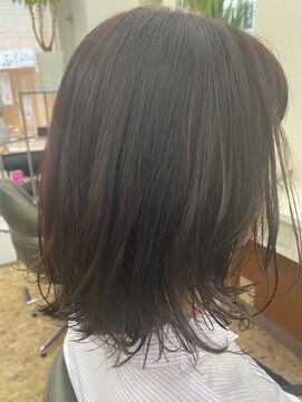 ヘアアートヒサ(HAIR ART hisa) 「RYOKO」304050代 春カット×ラベンダーブラウン