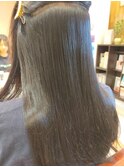 髪質改善ストレート