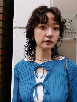 ハイカ(HYCA) mullet hair perm