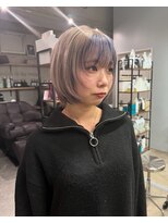 ウーフ(U-fu) インナーカラー/フェイスフレーミング/ミルクティーベージュ