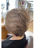 オシャレショート  白髪活かし ミセス