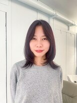 ノラ ウメダ(NORA UMEDA)&nbsp;大人可愛いレイヤーカットくびれミディアム似合わせ小顔梅田ヘア