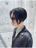 黒髪ショート