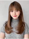 レイヤーカットデジタルパーマ前髪イメチェン似合わせカット