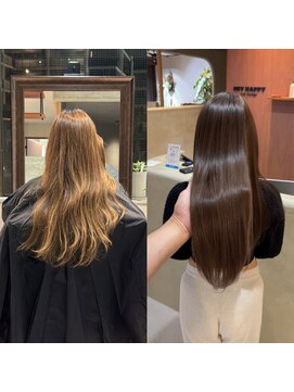 ヘイハッピー ヘアーラウンジ(HEY HAPPY hair lounge) ナチュラルブラウン