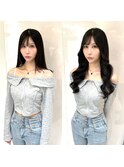 伸ばしかけの方から必見!シールエクステでロングヘアに!