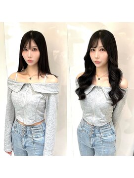 リゼル シブヤ(RISEL SHIBUYA) 伸ばしかけの方から必見!シールエクステでロングヘアに!